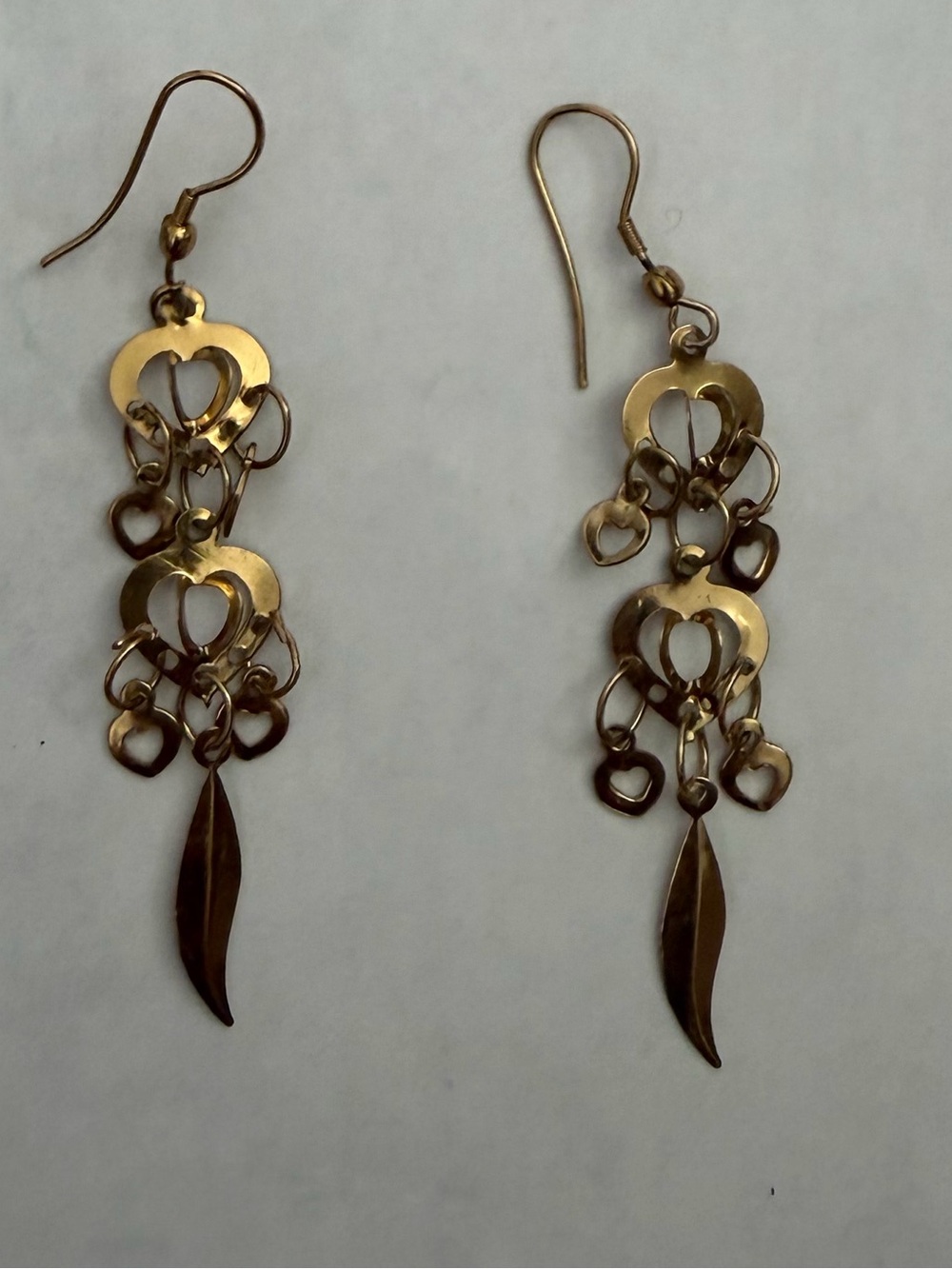 Heart Dangle Earrings - Elegant Women’s Jewelry